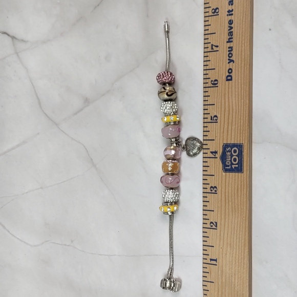 Pandora-style Charm Bracelet - Picture 4 of 6